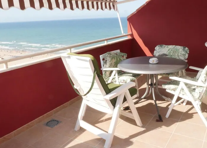 Atico Duplex En Primera Linea Playa De Gandia. Dos Dormitorios, Aire Acondicionado. Exclusivo Familias - Es-314-29