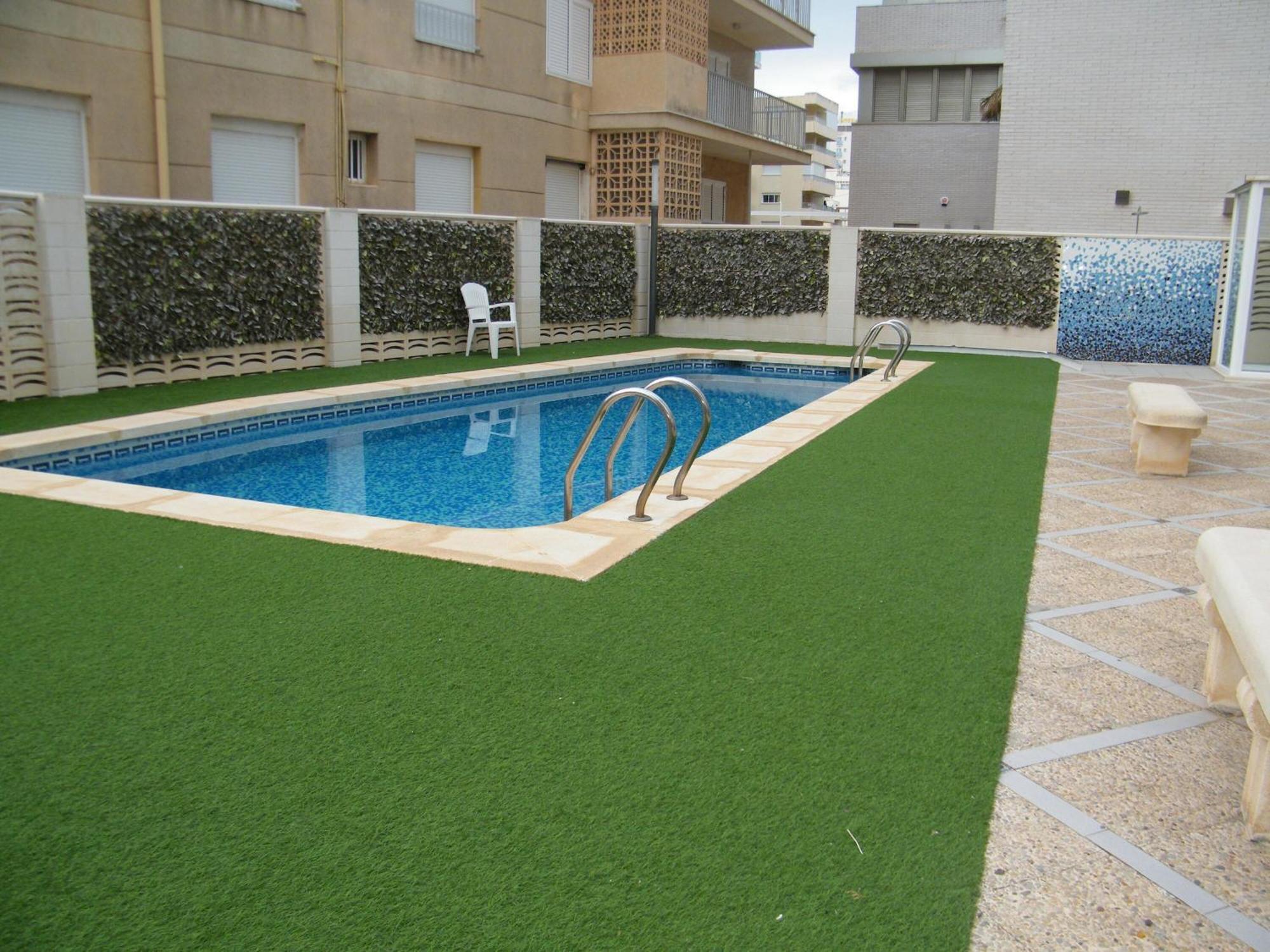 Apartamento En Playa De Gandia: 1 Dormitorio, Frente Al Mar, A/a, Piscina, Parking, Exclusivo Familias - Es-314-9 Apartment