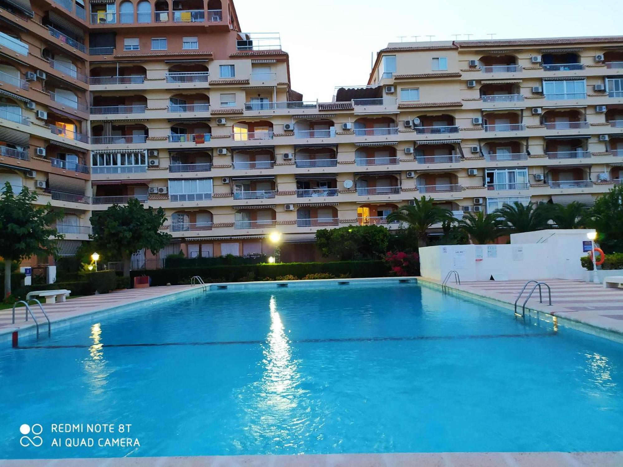 Playa De Gandia, Un Dormitorio, Piscina, Aire Acondicionado. Exclusivo Familias - Es-314-28 Apartamento Gandía